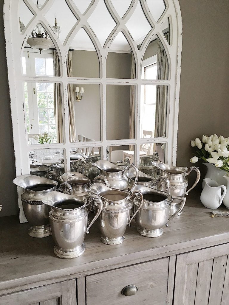 AROUND THE HOUSE // Collecting Silver Pitchers