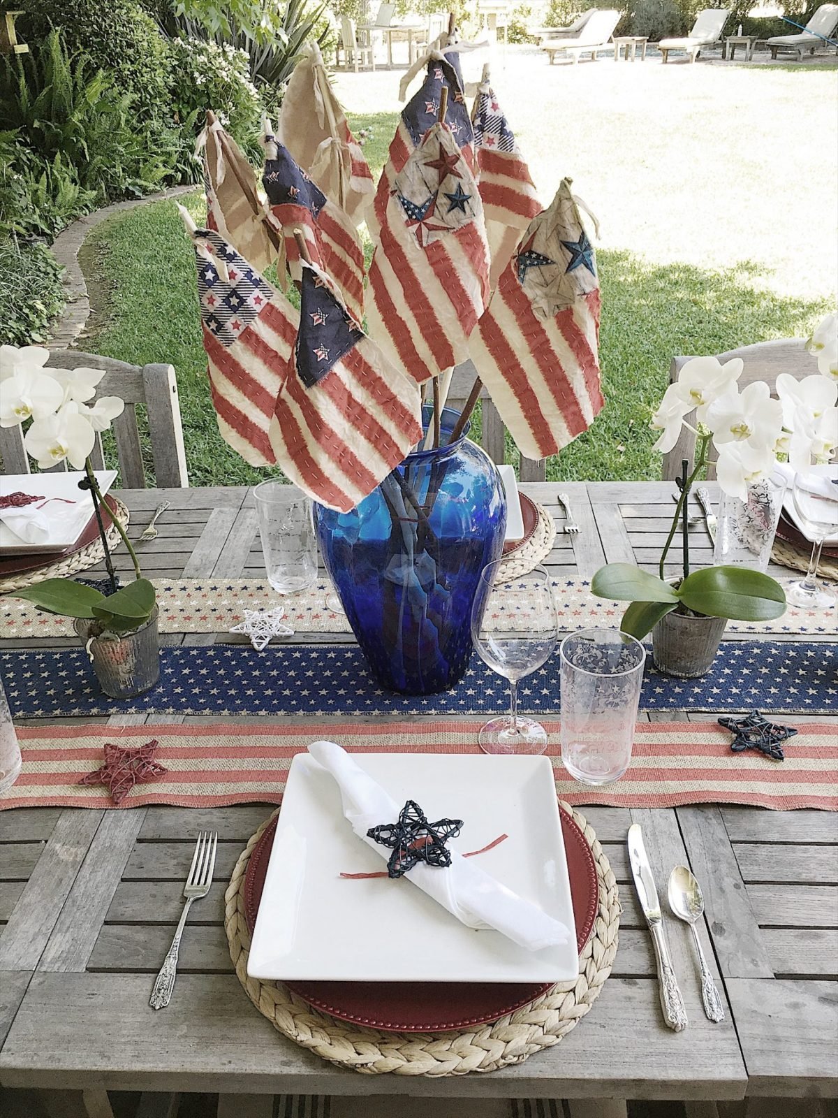 4th of july DIY flags