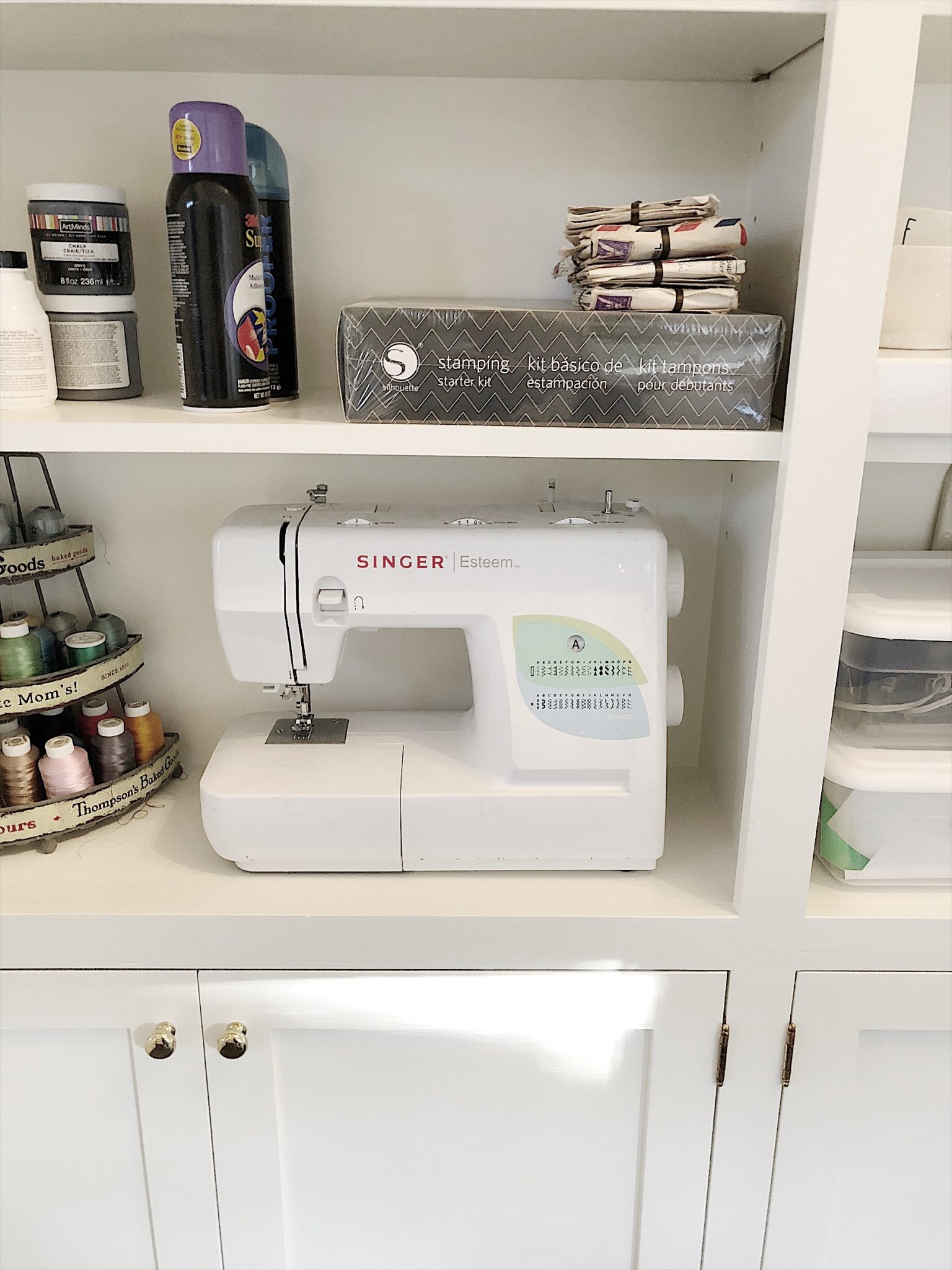 how to store craft supplies