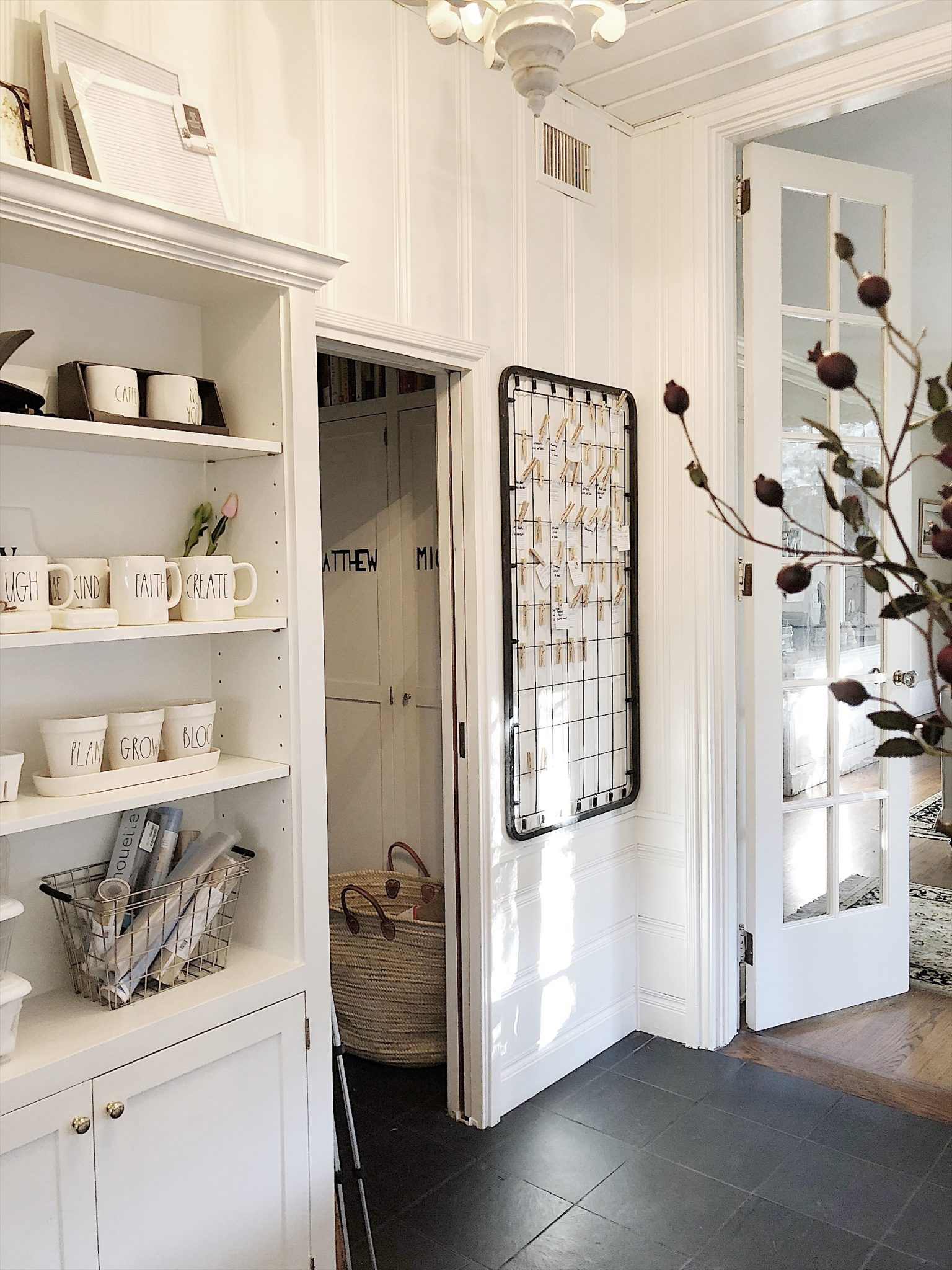 organizing craft supplies