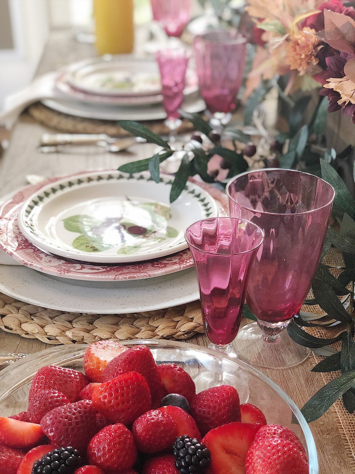 Cranberry Glasses