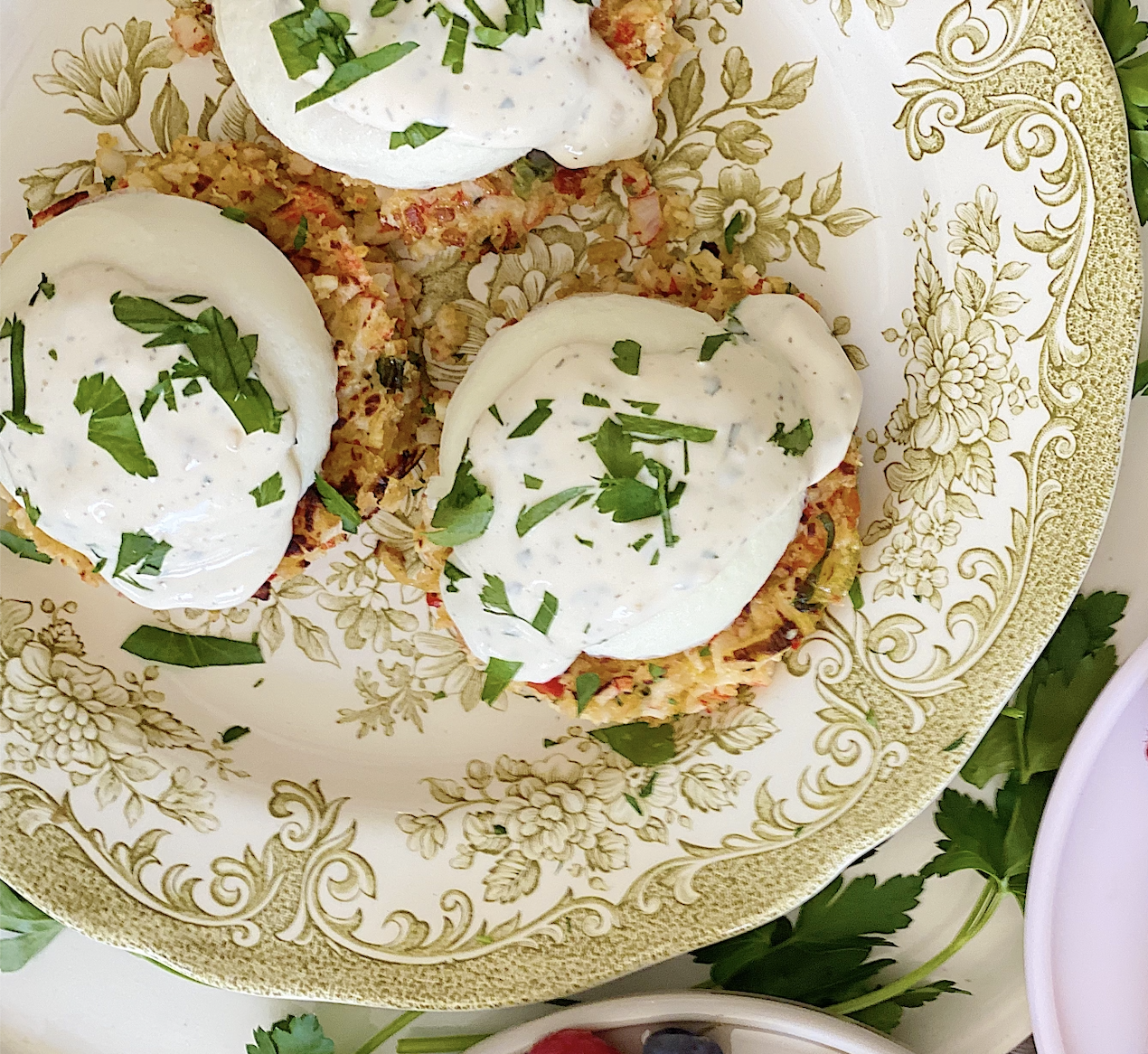 Crab Cakes with Poached Eggs