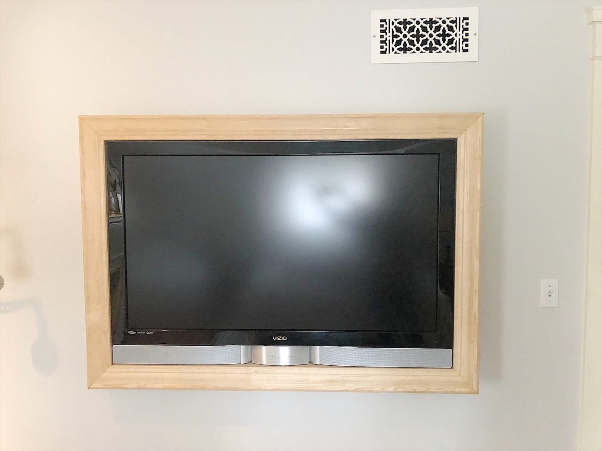 Build A Frame For Wall Mounted Tv
