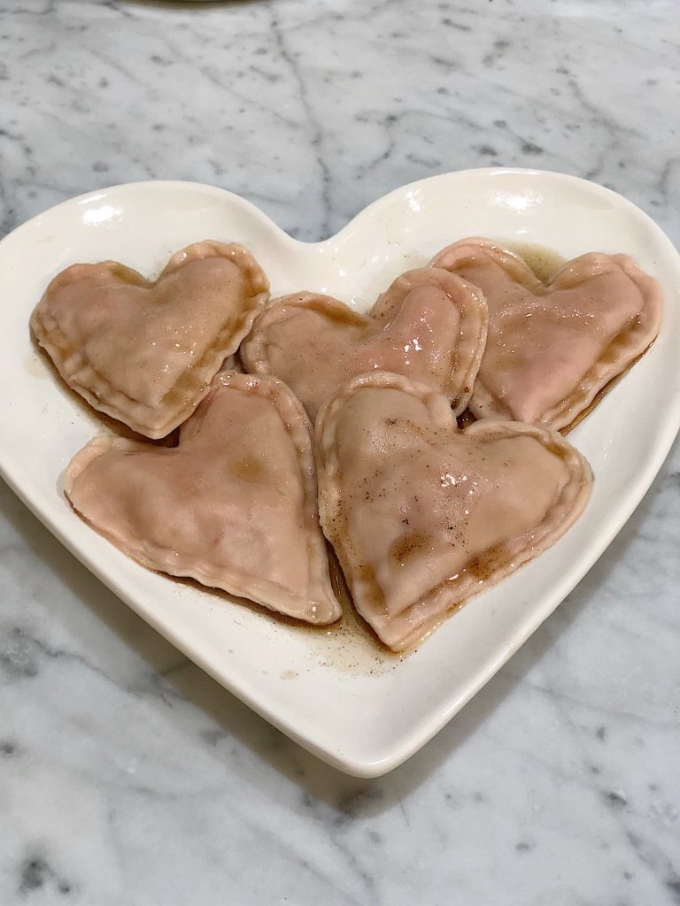 Valentine's Day Dinner Recipes Fig, Gorgonzola and Chicken Ravioli 16