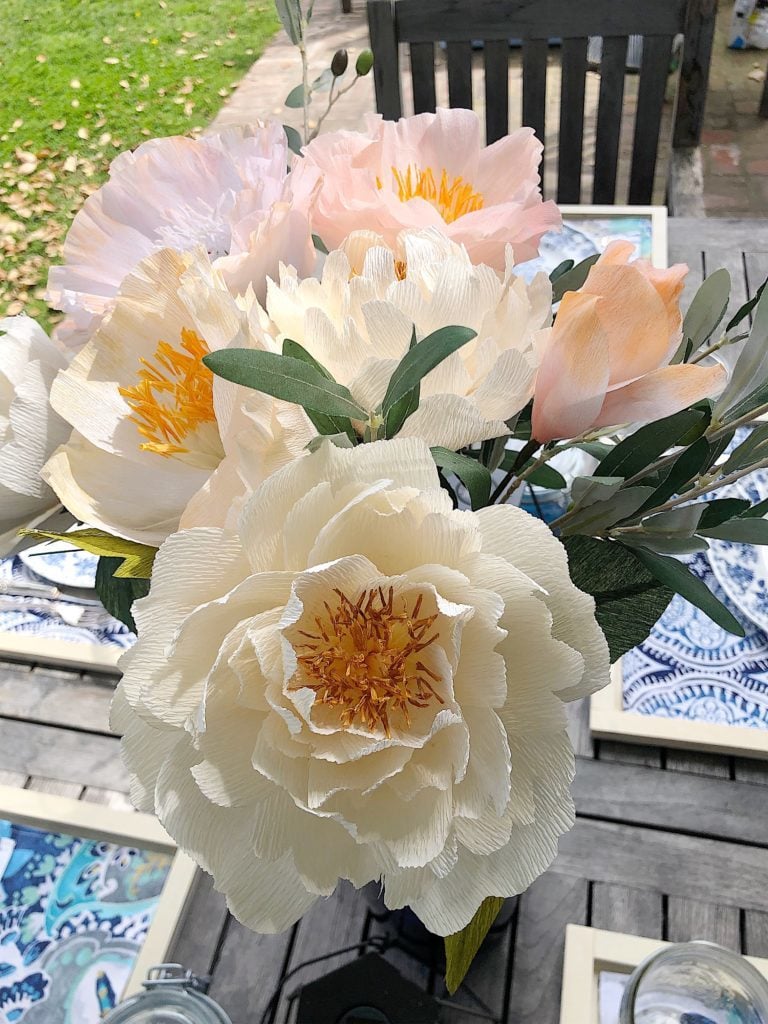 How to make paper peonies