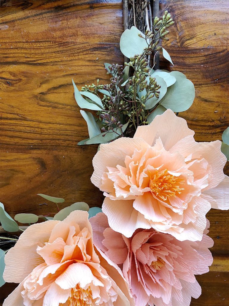 how to make paper flower peonies