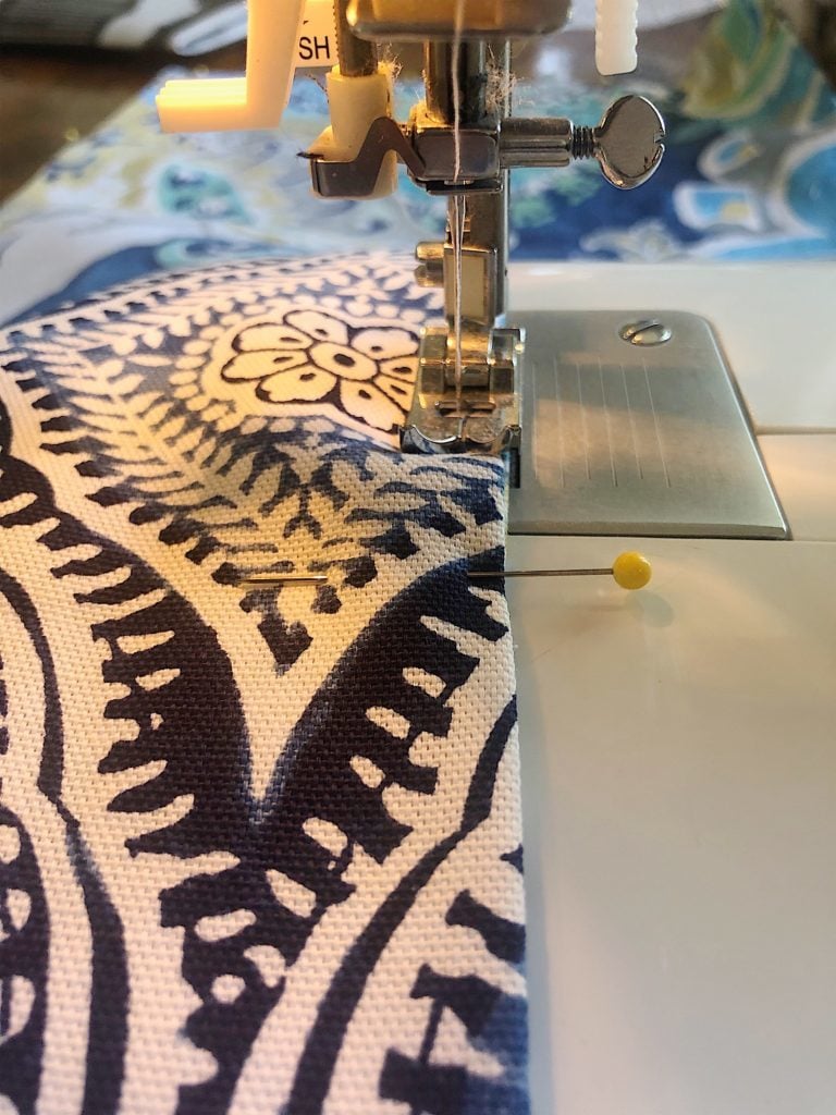 indigo blue placemats and chargers diy 6