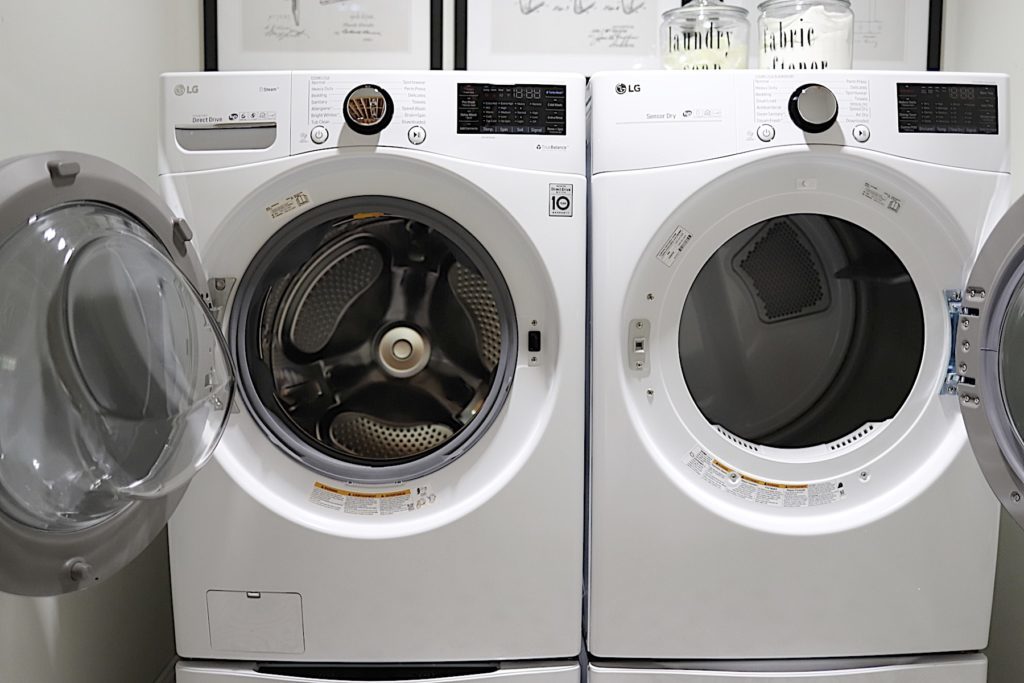 LG washer and dryer