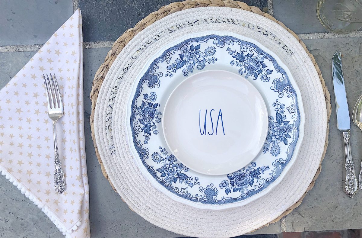4th of July Patriotic Decor DIY - MY 100 YEAR OLD HOME