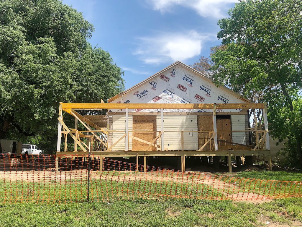 Waco Fixer Upper Home construction