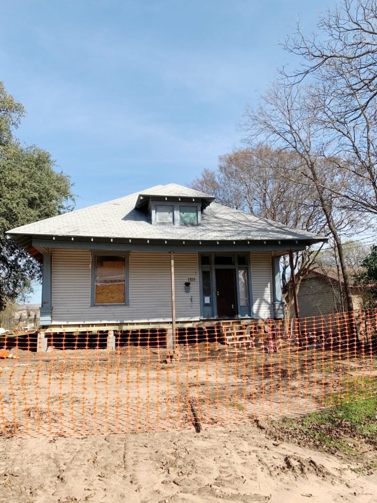 Waco Fixer Upper Home foundation repair
