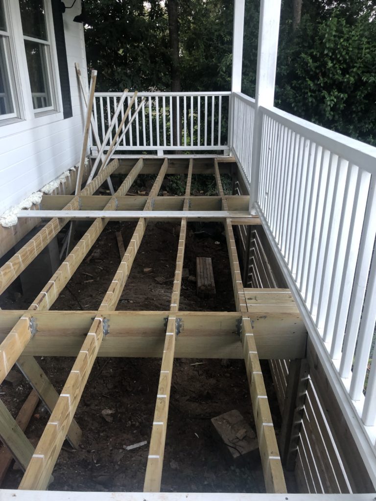 Why a white painted porch floor doesn't work