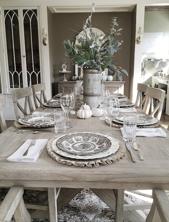 Easy Elegance Wednesdays Fall, Table Setting Ideas For Home Simple