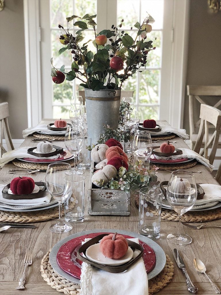 I love setting tables and today I am sharing my best table setting tips for fall. Plus, I am also sharing my new favorite book, But Where Do I Put The Couch and a Giveaway!