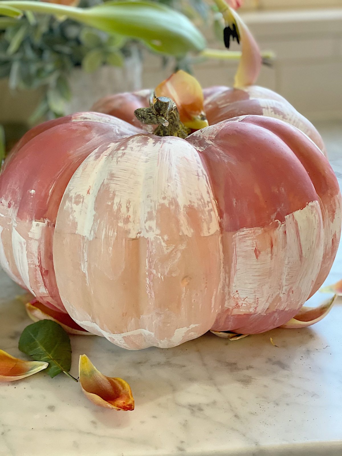 My Favorite Painted Pumpkin - MY 100 YEAR OLD HOME