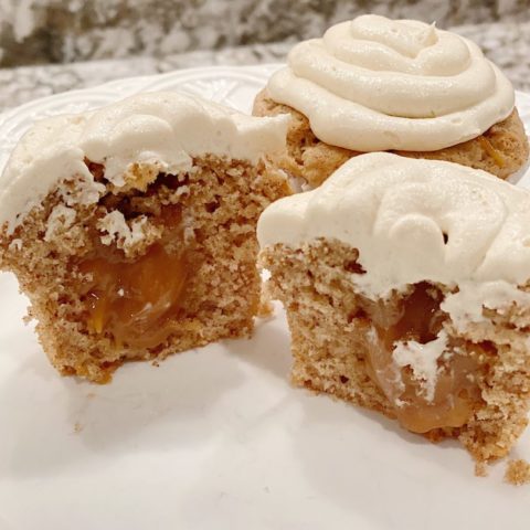 salted caramel cupcakes