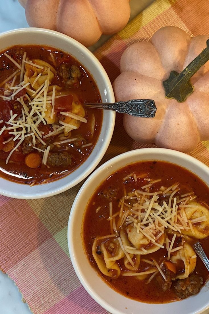 The Best Sausage Tortellini Soup
