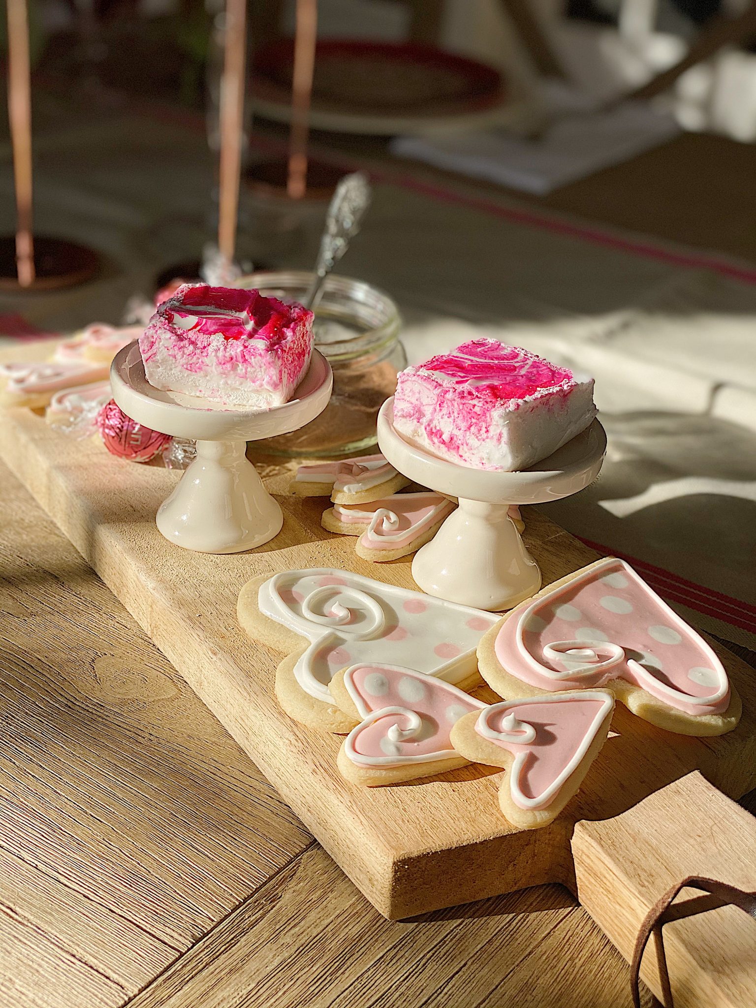 pink desserts