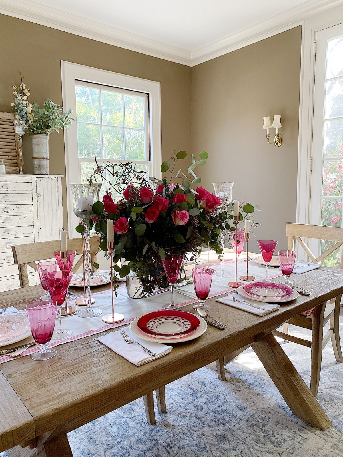 Valentine S Day Dinner Ideas My 100 Year Old Home,French Country Farmhouse Bedroom Decor