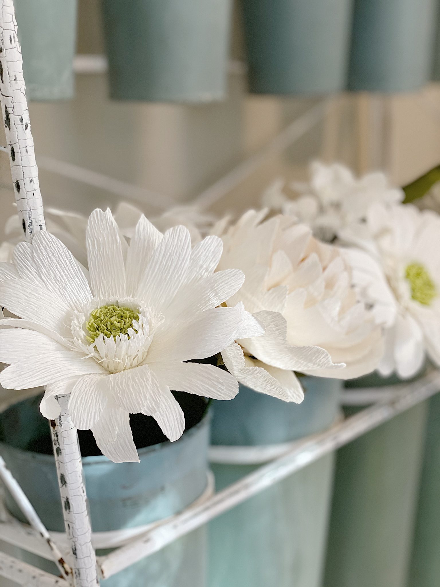 vintage french flower stand