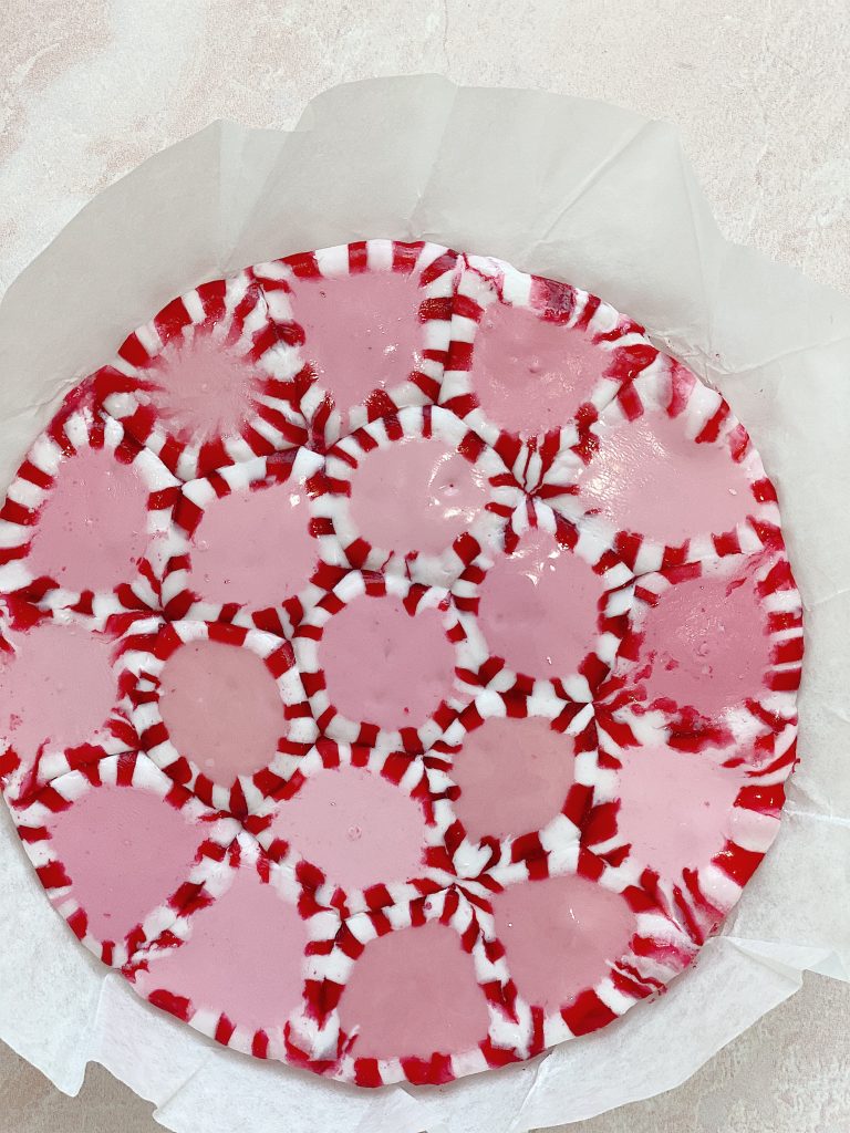 candy peppermint plate 
