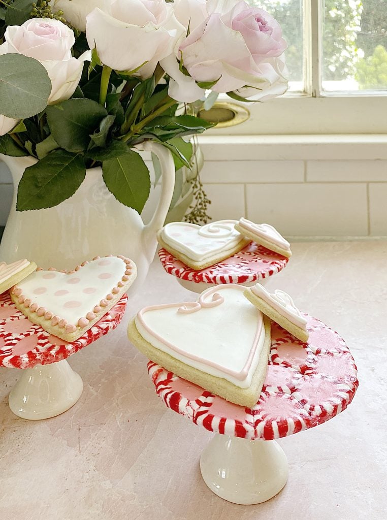 how to make a candy peppermint plate
