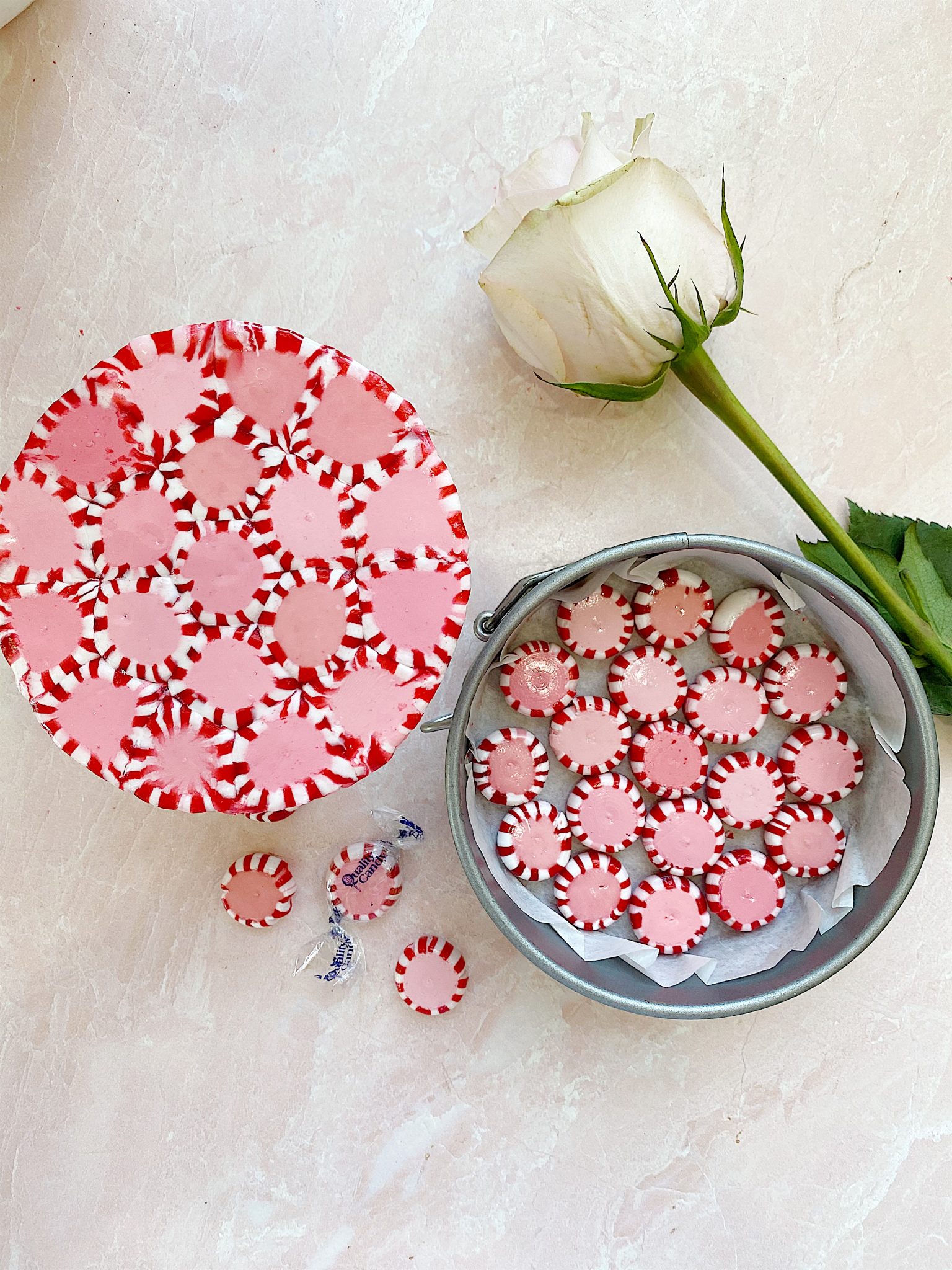 How to Make a Peppermint Candy Plate MY 100 YEAR OLD HOME