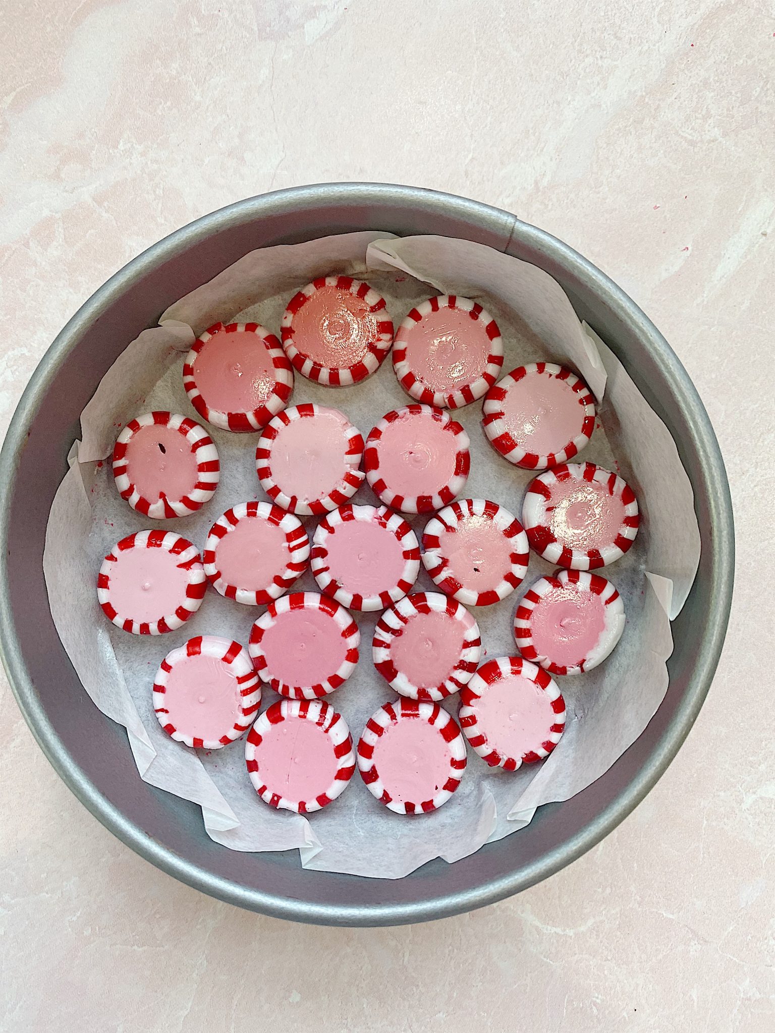 peppermint candy platter