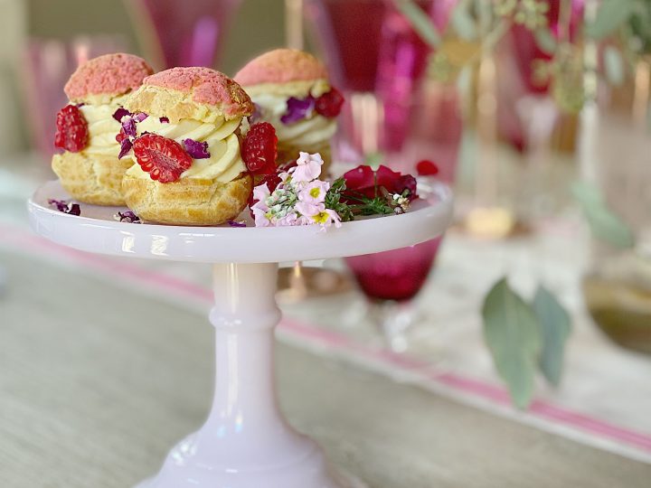 Pate A Choux With Mousseline Cream And Raspberry Filling My 100 Year Old Home