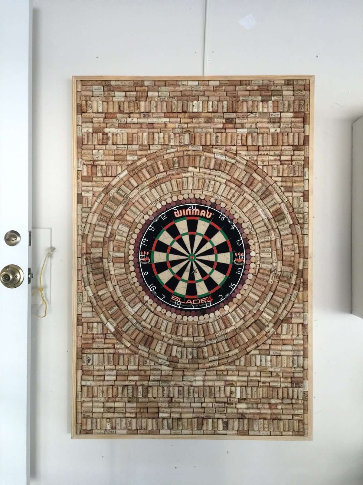 How To Make a Wine Cork Dartboard - MY 100 YEAR OLD HOME