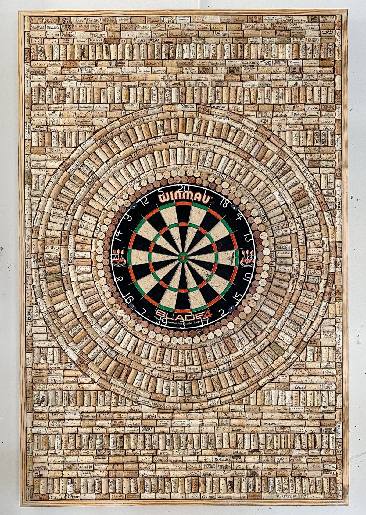 How To Make A Wine Cork Dartboard My 100 Year Old Home
