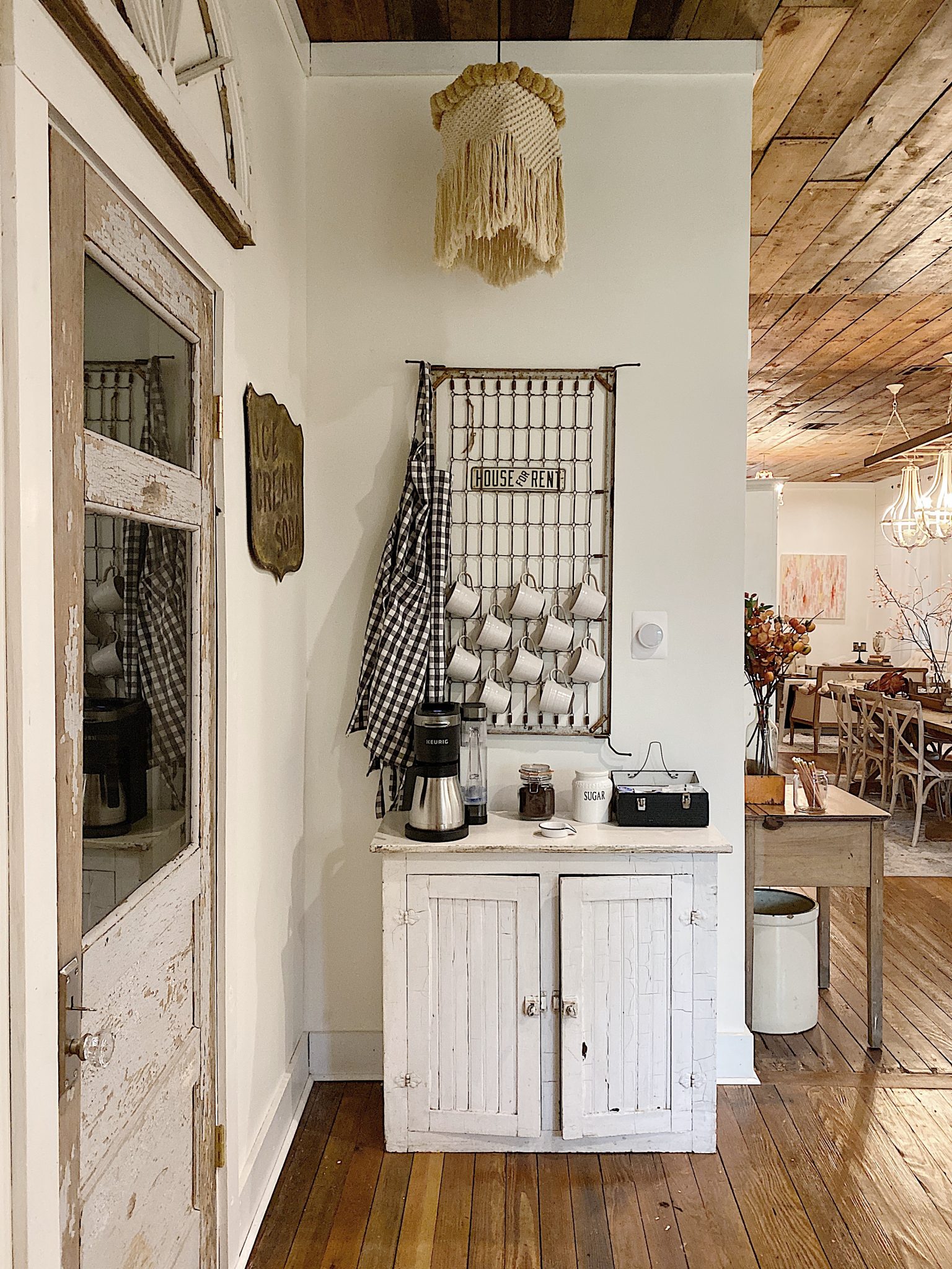 the waco airbnb coffee station