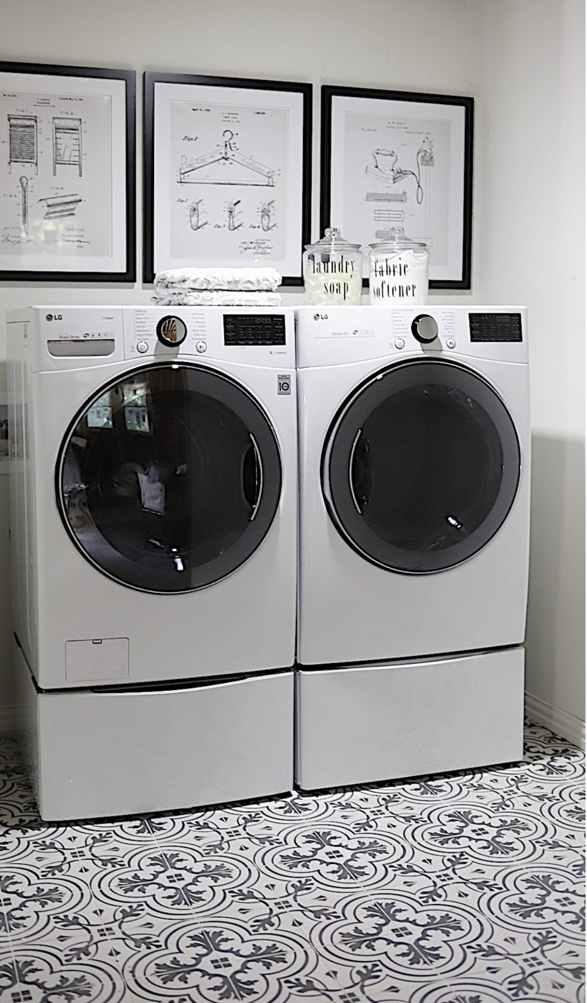 the waco airbnb laundry room