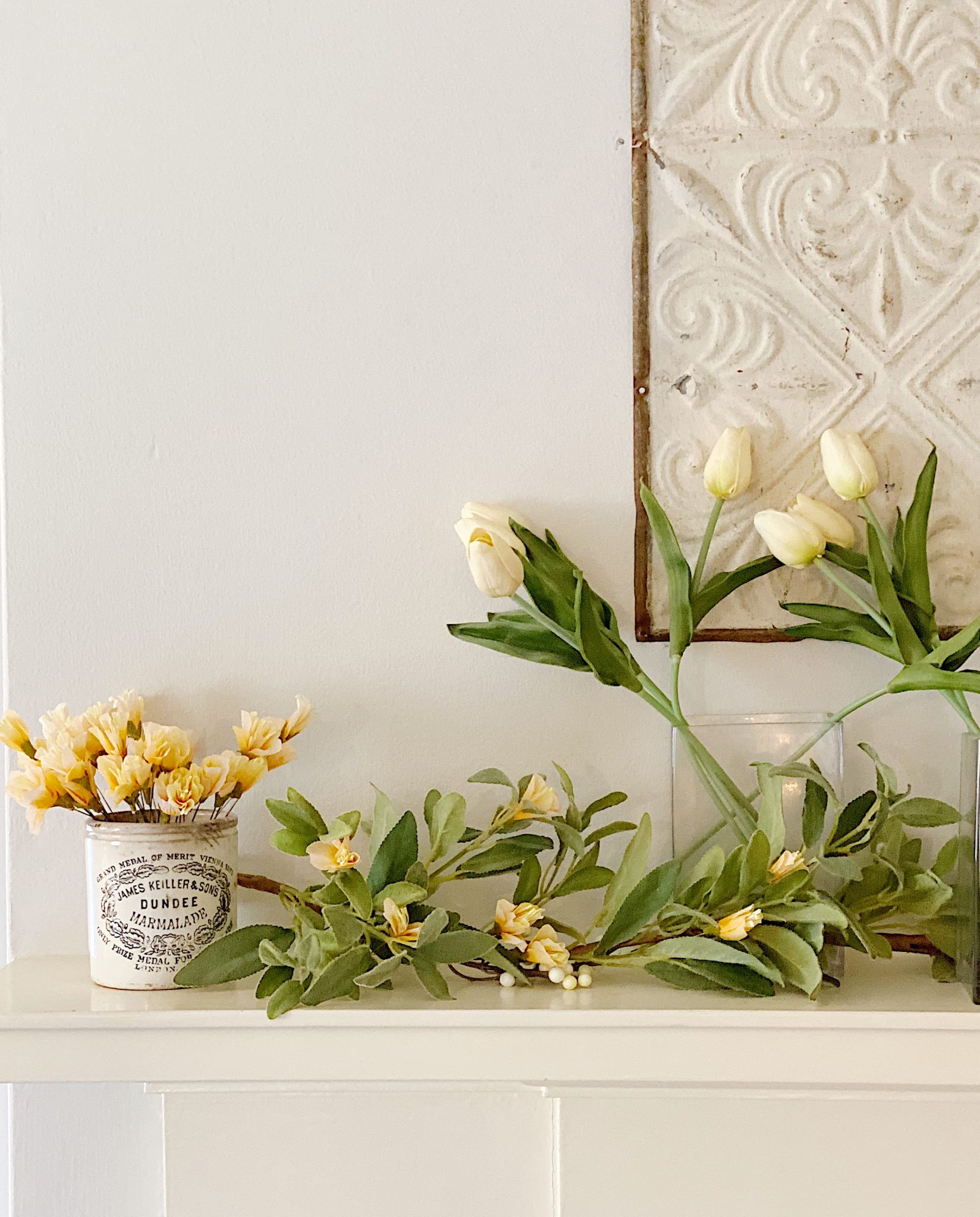 How To Make A Garland For Spring MY 100 YEAR OLD HOME   How To Makee A Faux Garland 1648x2048 