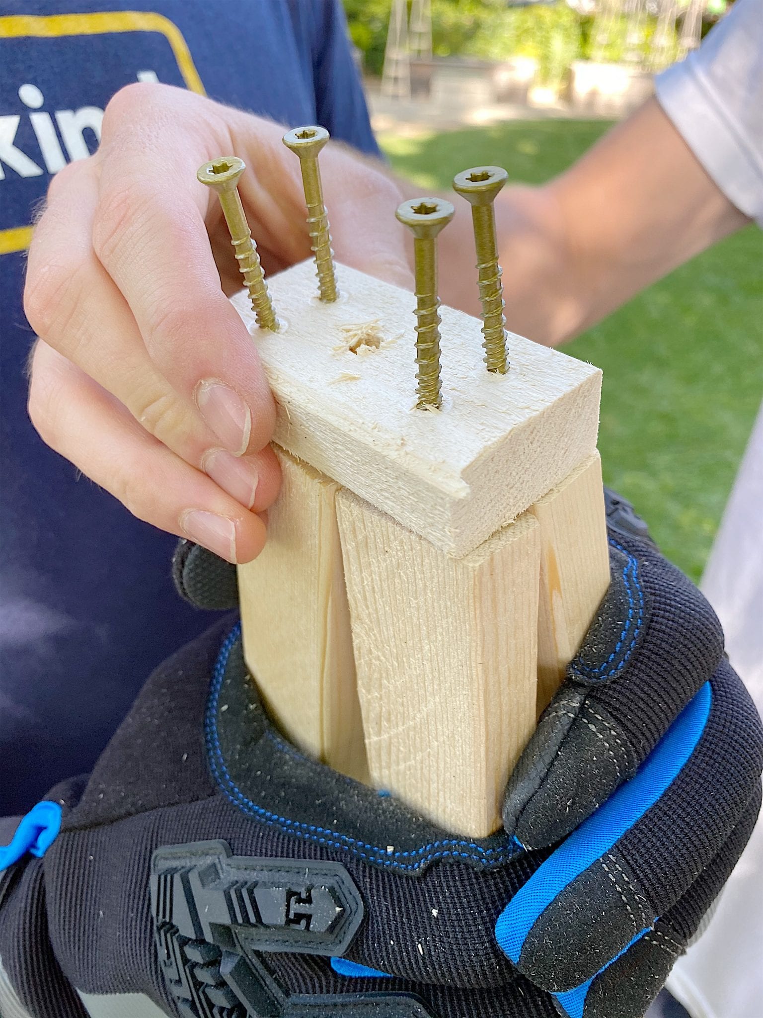Attaching the Tops with the Driver