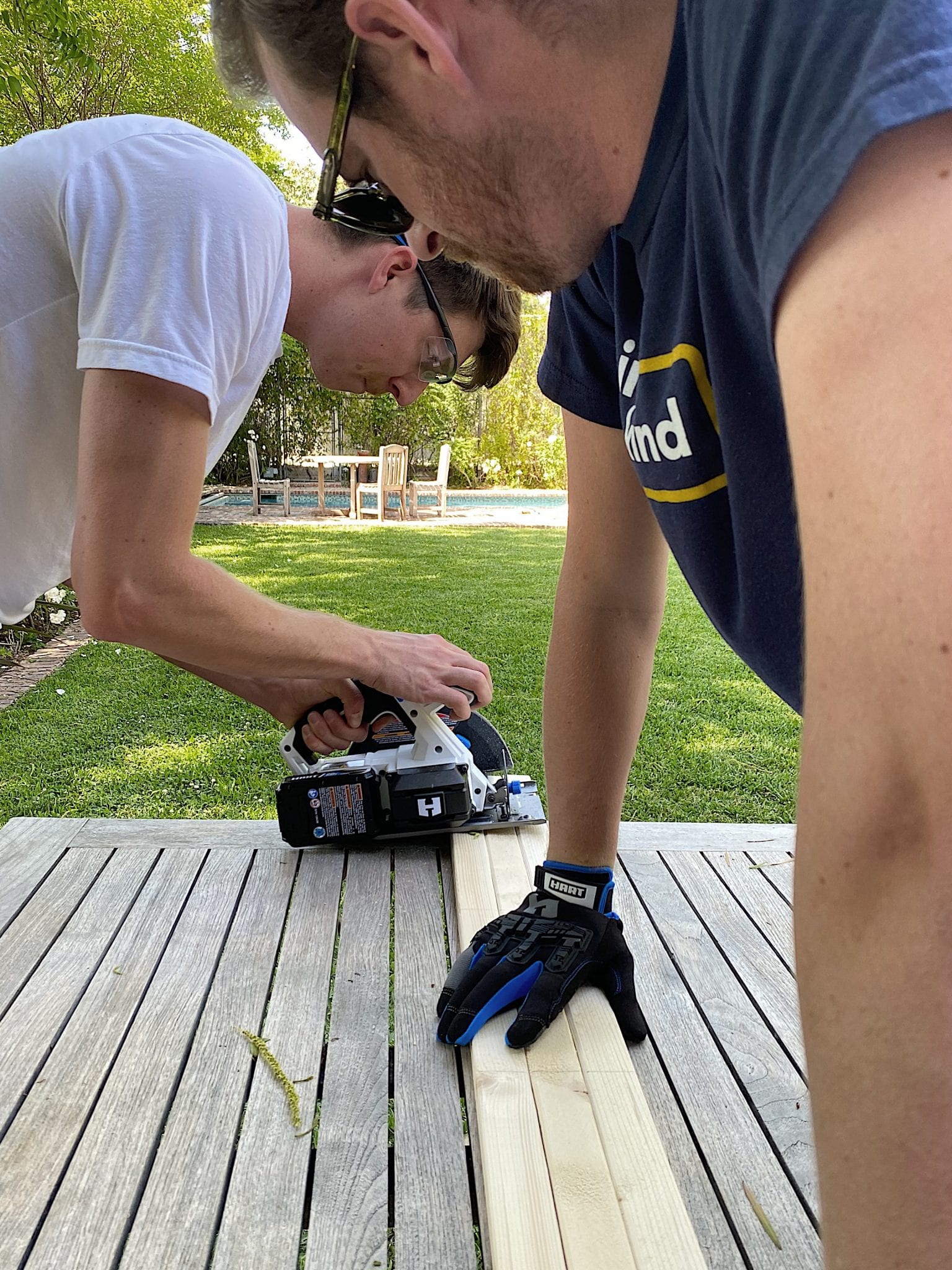 Carefully Cutting the Wood