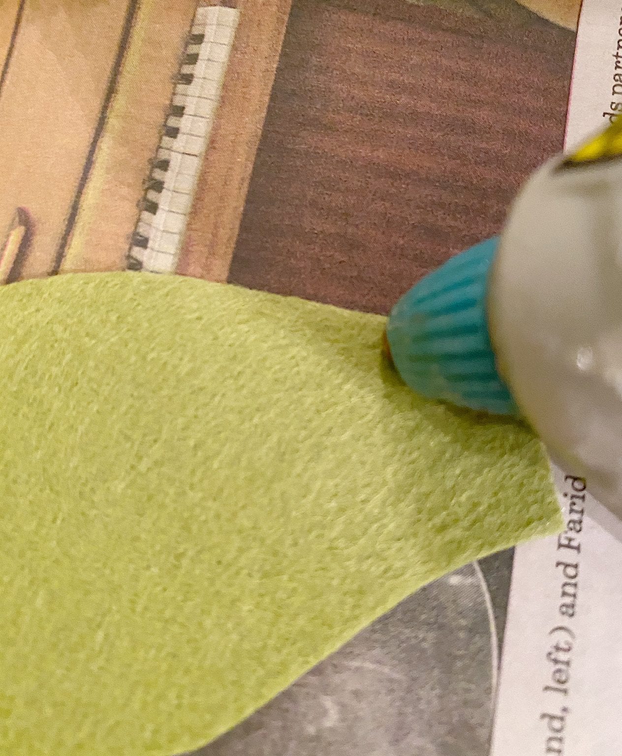 Glue the Felt Edges Together