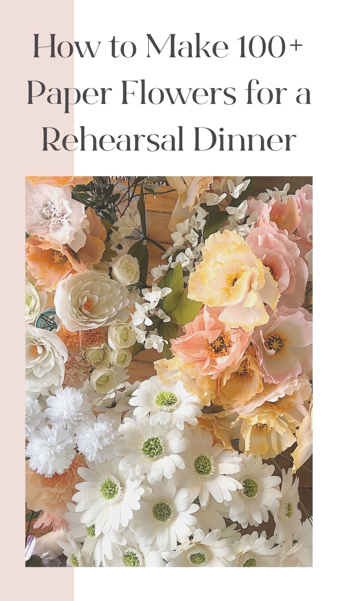 I am sharing the rehearsal dinner decorations DIY from the rehearsal dinner we hosted for my son Andrew and his beautiful bride Charlotte.