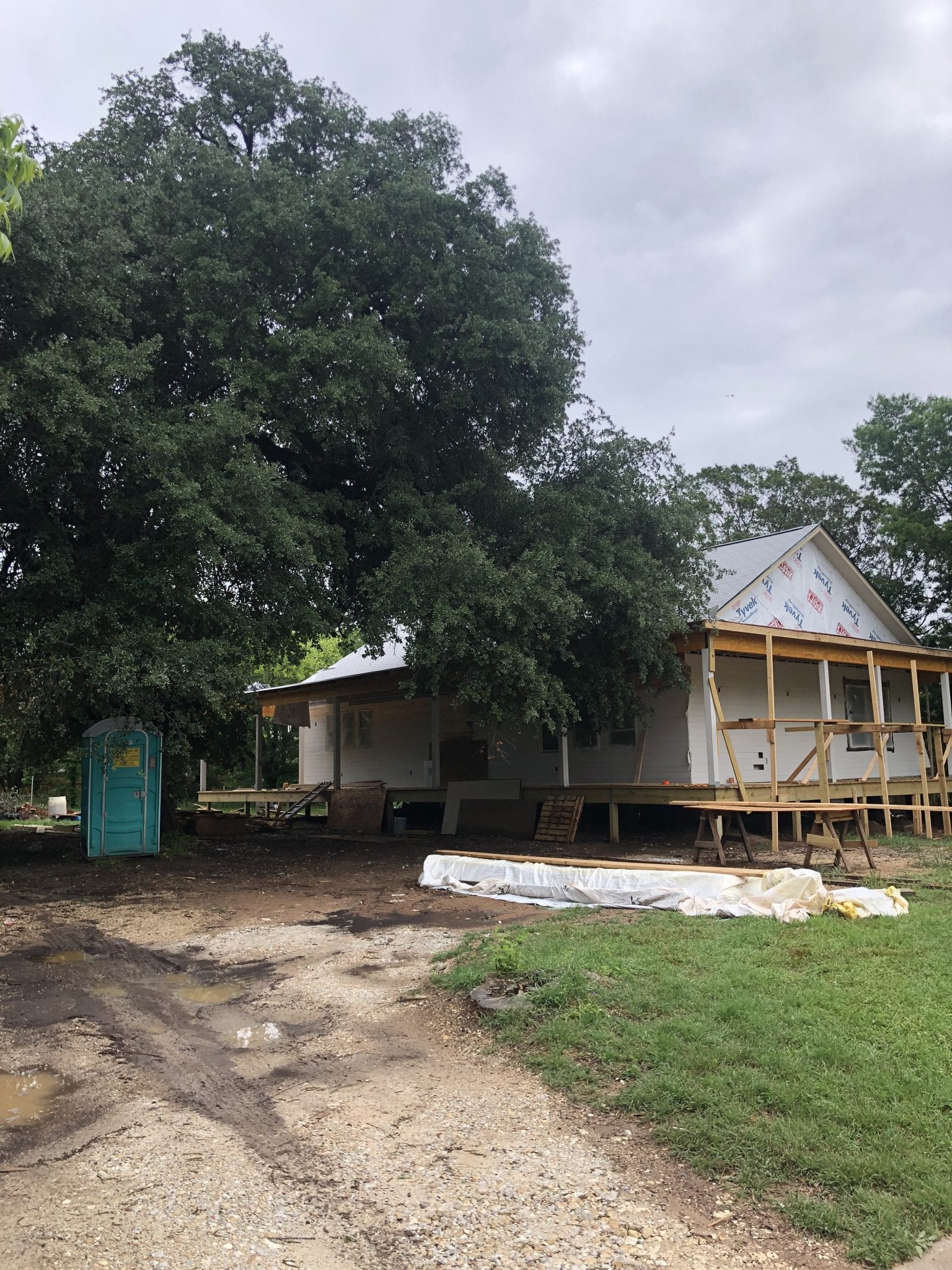 How we Built Our Wrap Around Porch