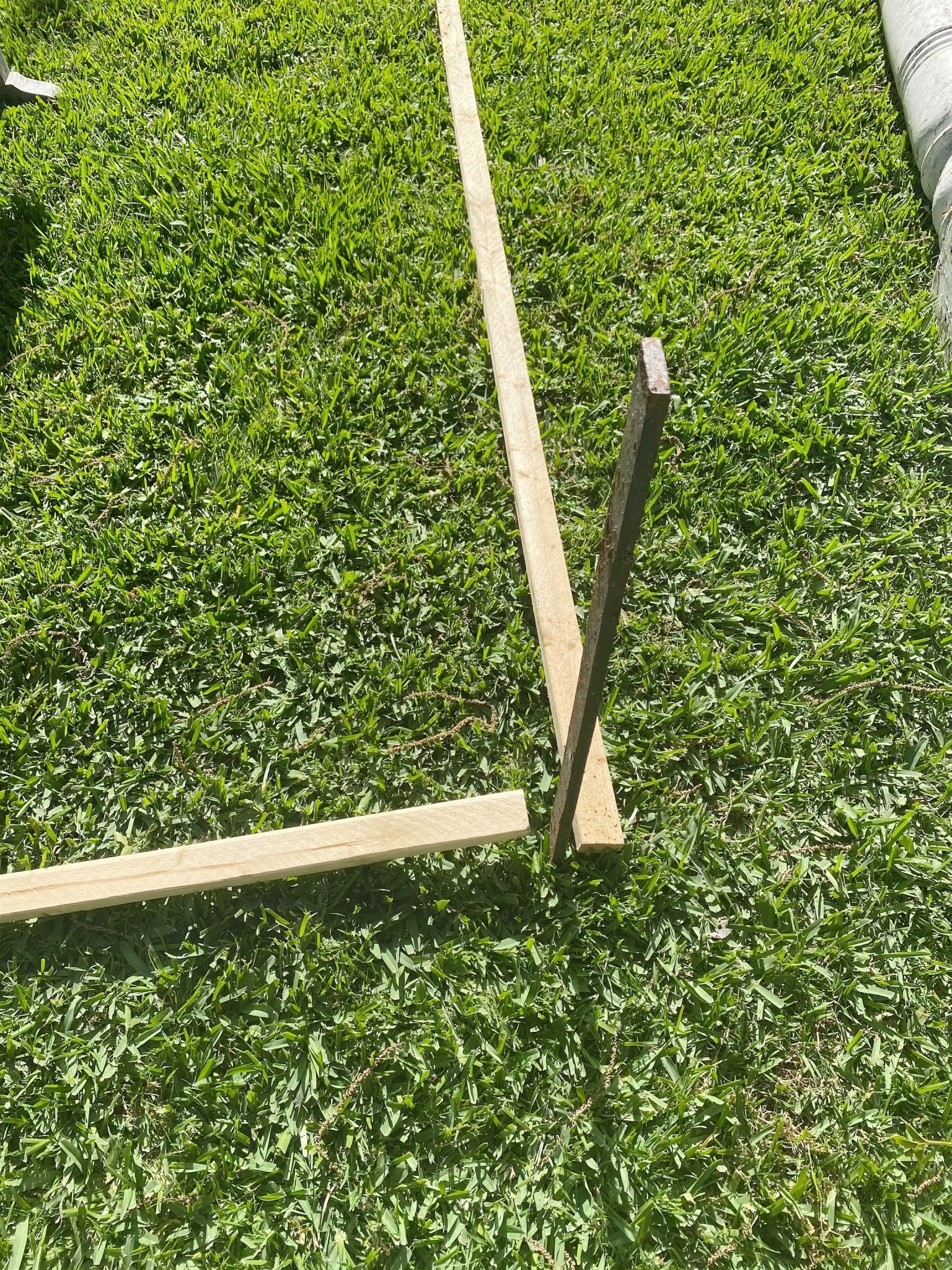 Setting up the Porch Posts