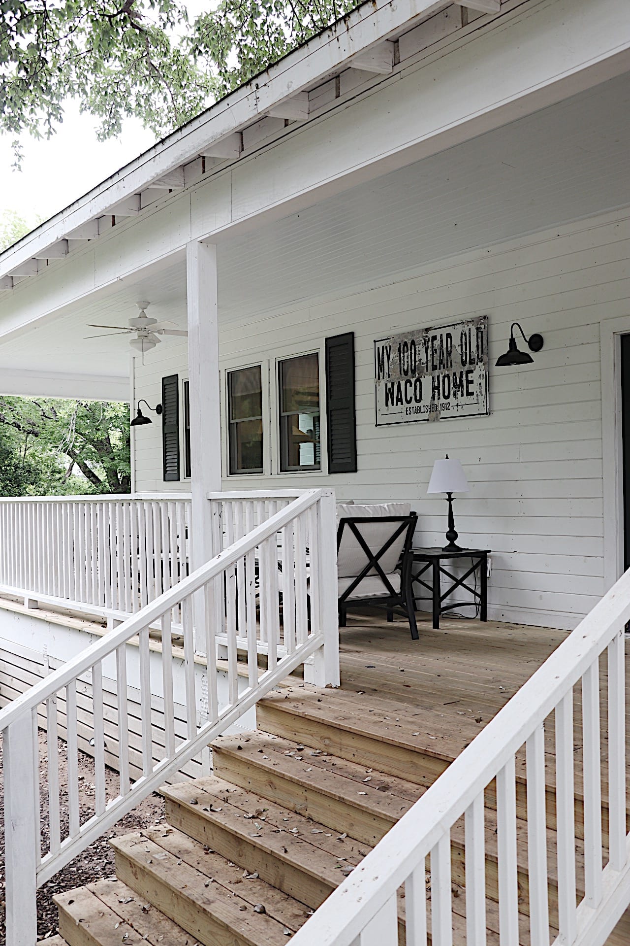 How We Built the Wrap Around Porch at our Waco Airbnb - MY 100 YEAR OLD HOME