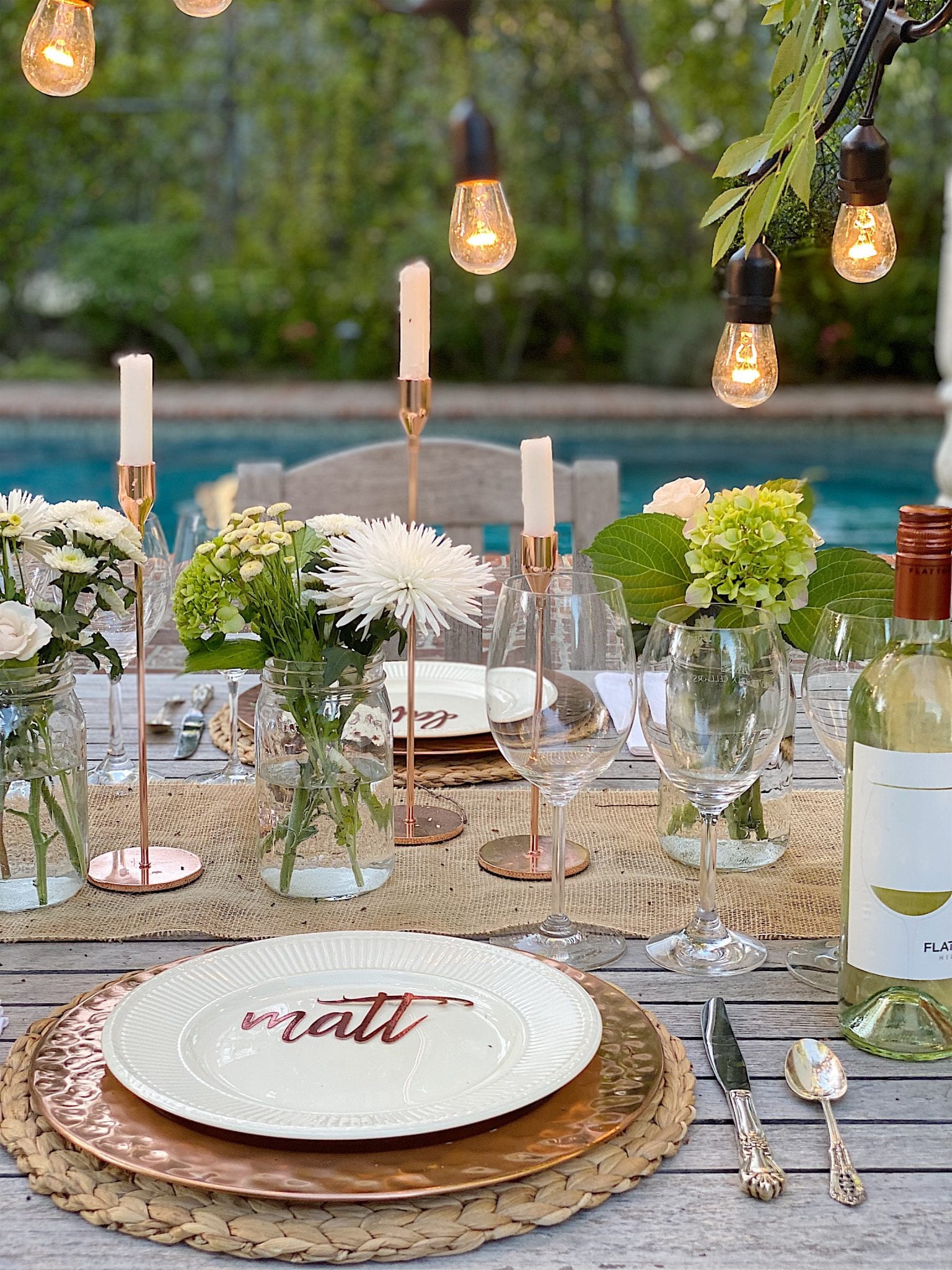 Table in the Backyard