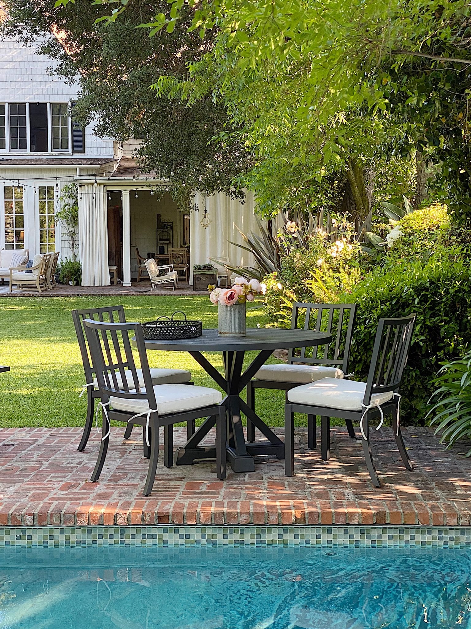 summer backyard