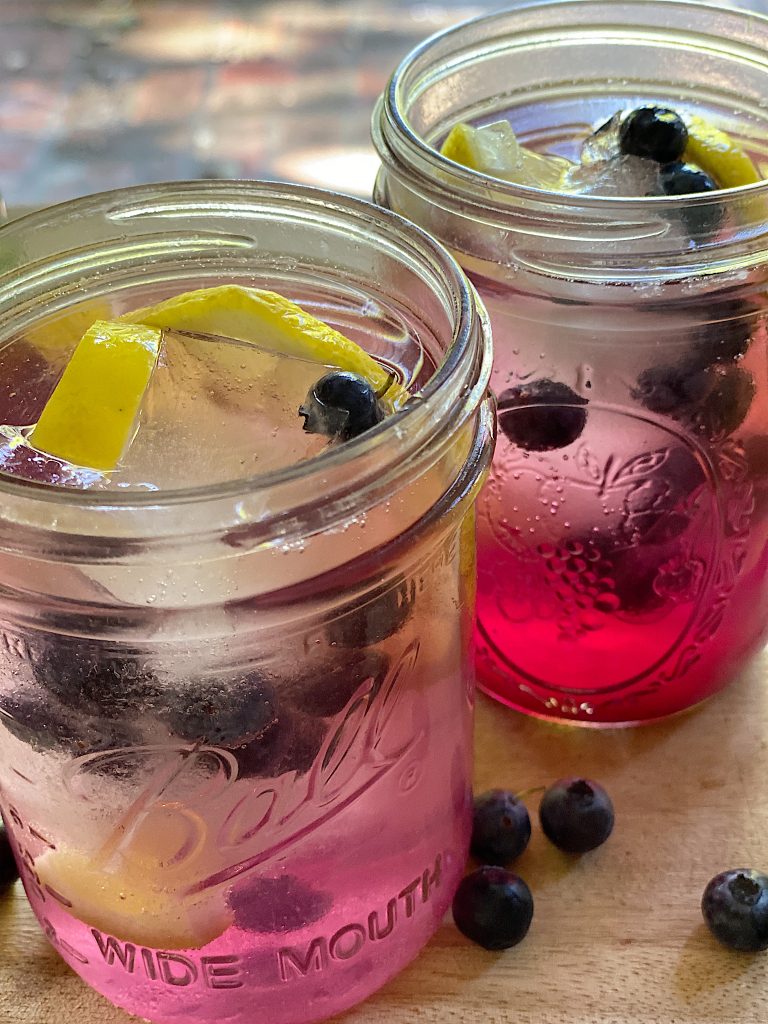 Blueberry Lemon Summer Cocktail