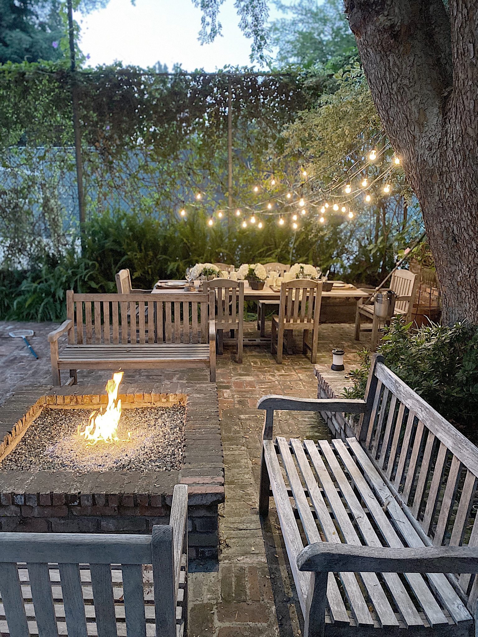 Dining by the Fire