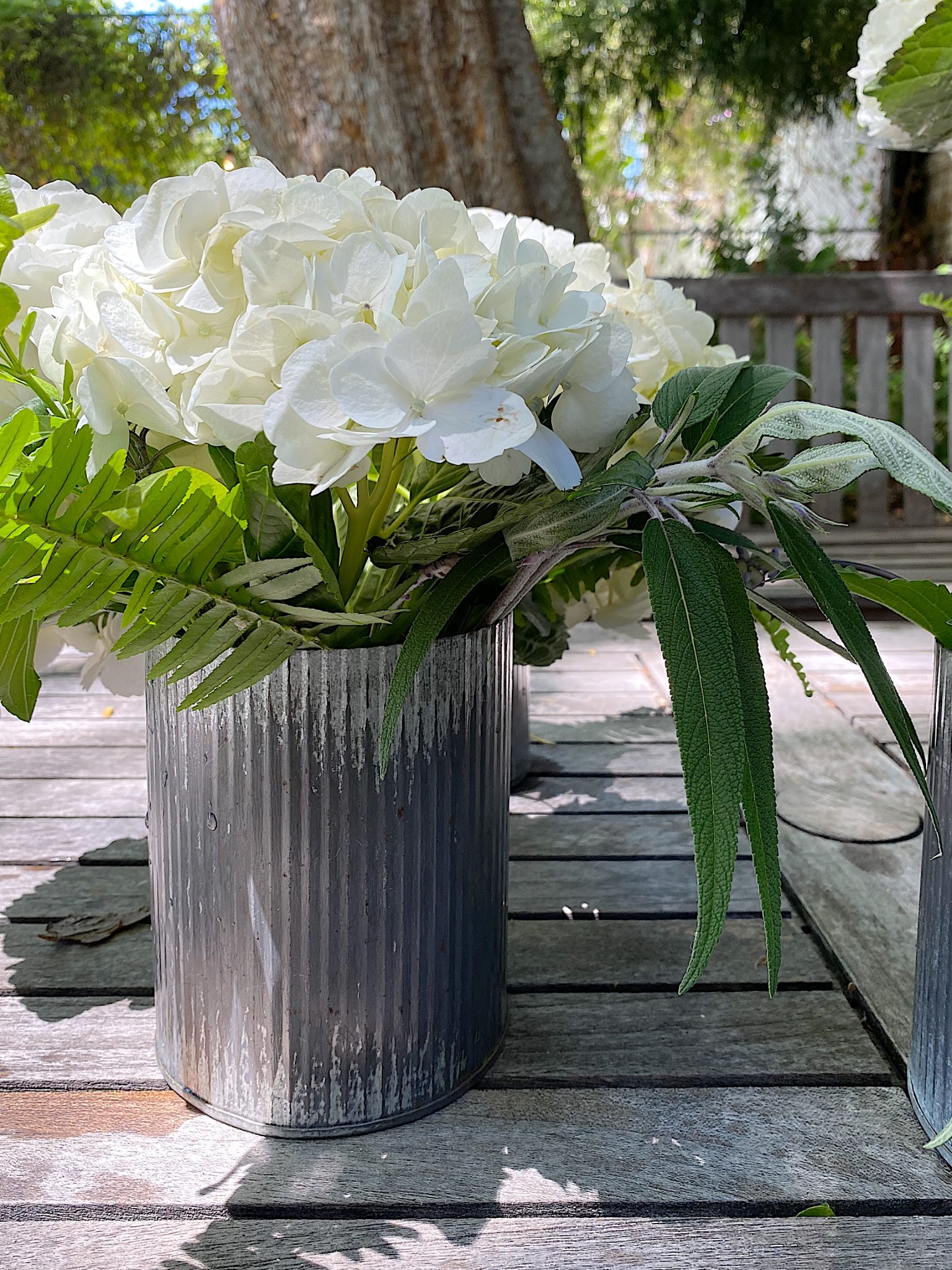 Flower Arranging with Hydrangeas