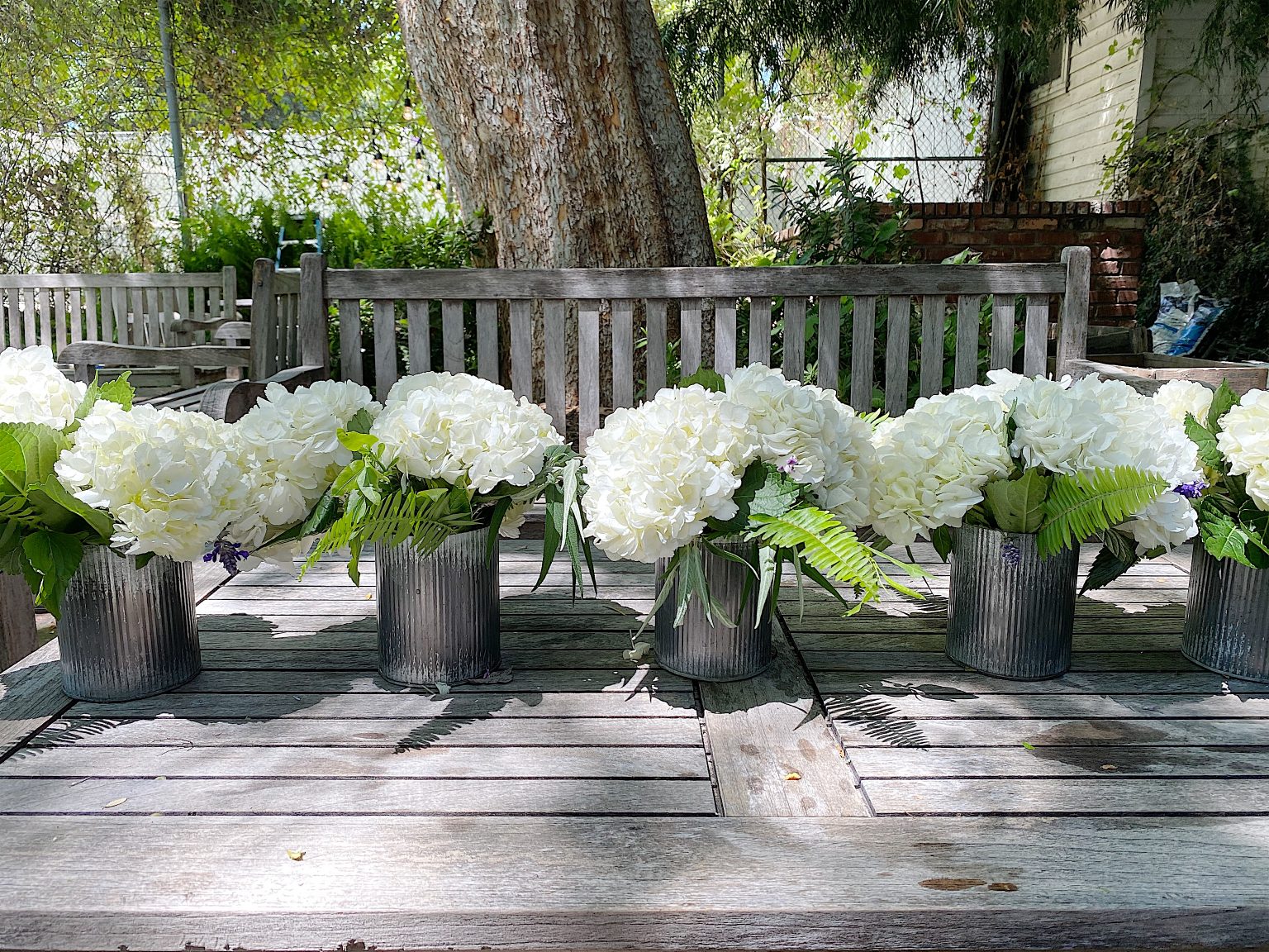 Making the Centerpieces