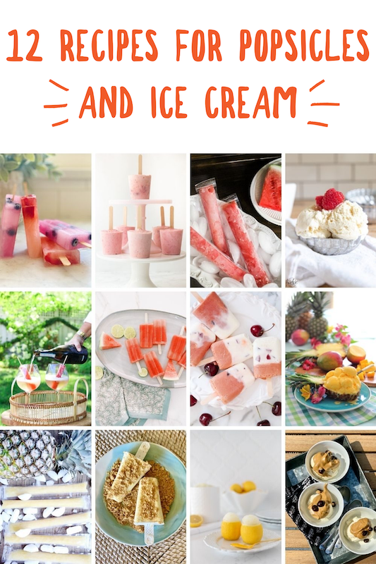 Recipes for Popsicles and Ice Cream