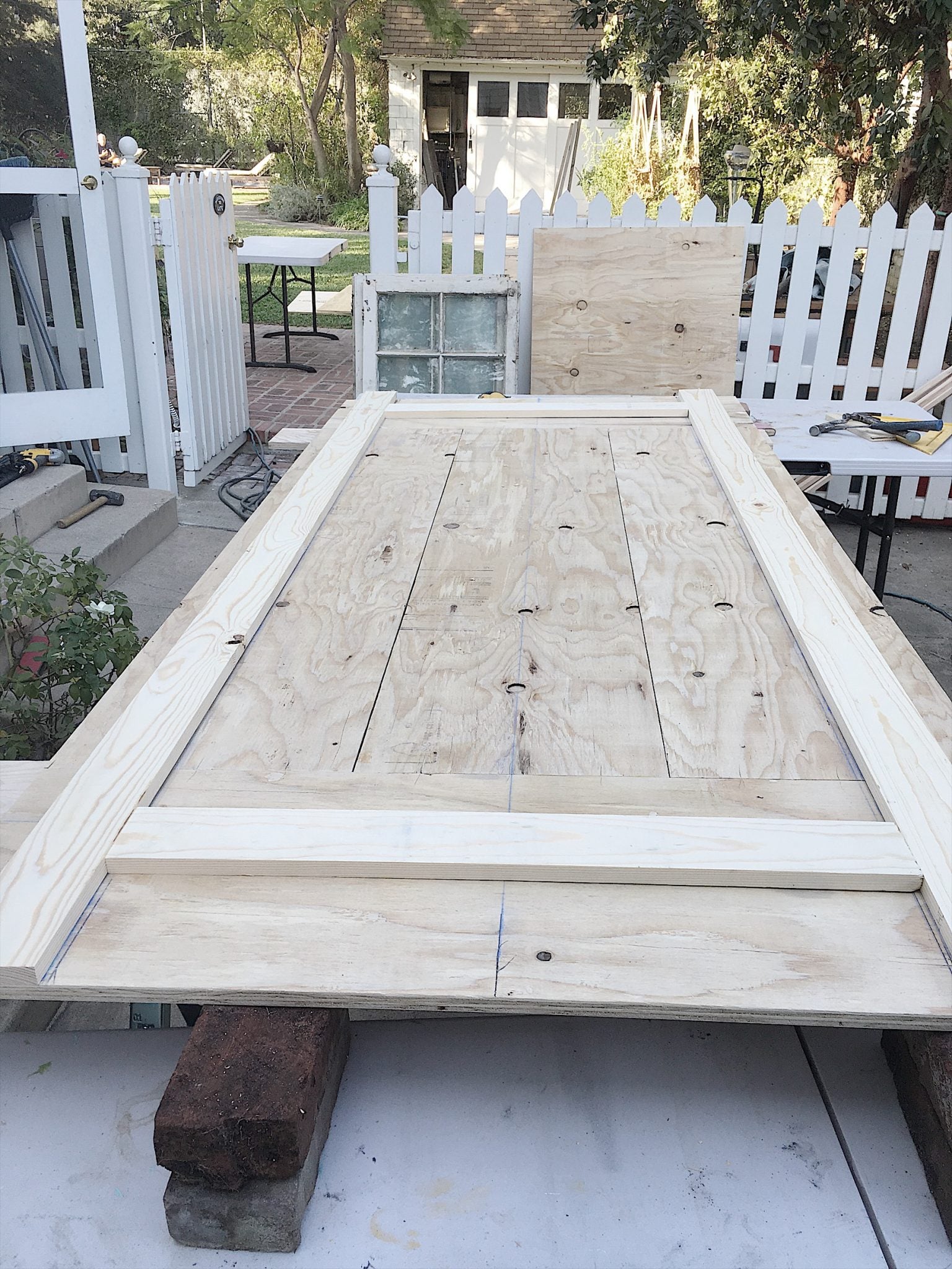 Adding the Frame to Wood Table Tops