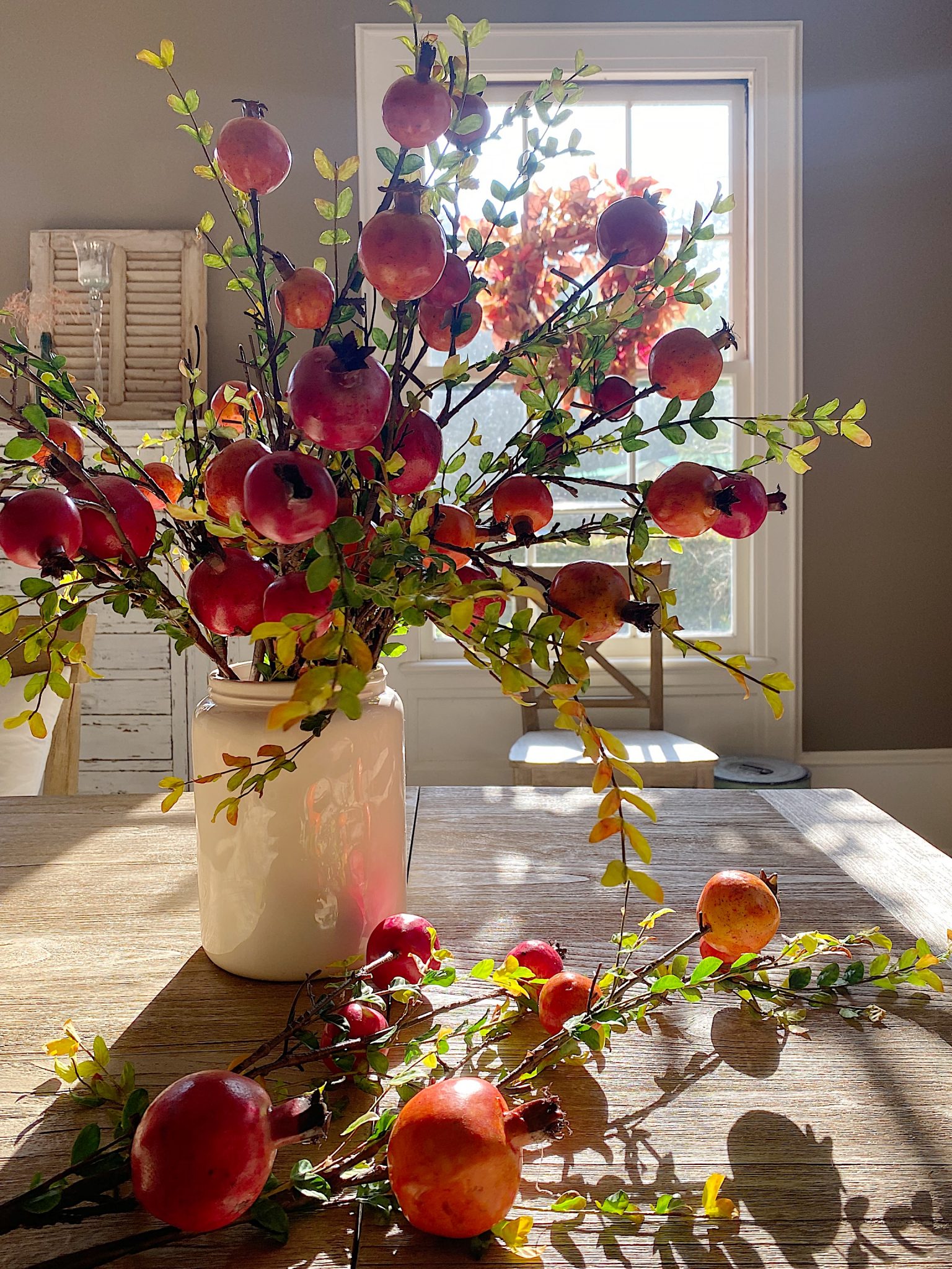 Fall Pomegranate Branches